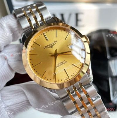 Best Copy Longines Record Collection Two Tone Citizen 8215 Watch